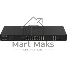 Коммутатор IP-COM G1120P-16-250W, 16×1 Гбит/с PoE + 2×1 Гбит/с + 2×1 Гбит/с SFP, неуправляемый