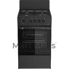 Плита газовая Darina S GM 441 001 At антрацит/черный, конфорок 4 шт, духовка 50 л, 50 см x 85 см x 51 см