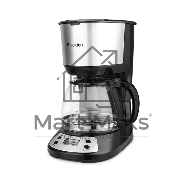 Кофеварка капельная Blackton Bt CM1116 черный/серебристый, исп. кофе - молотый, 1.25 л, 750 Вт.