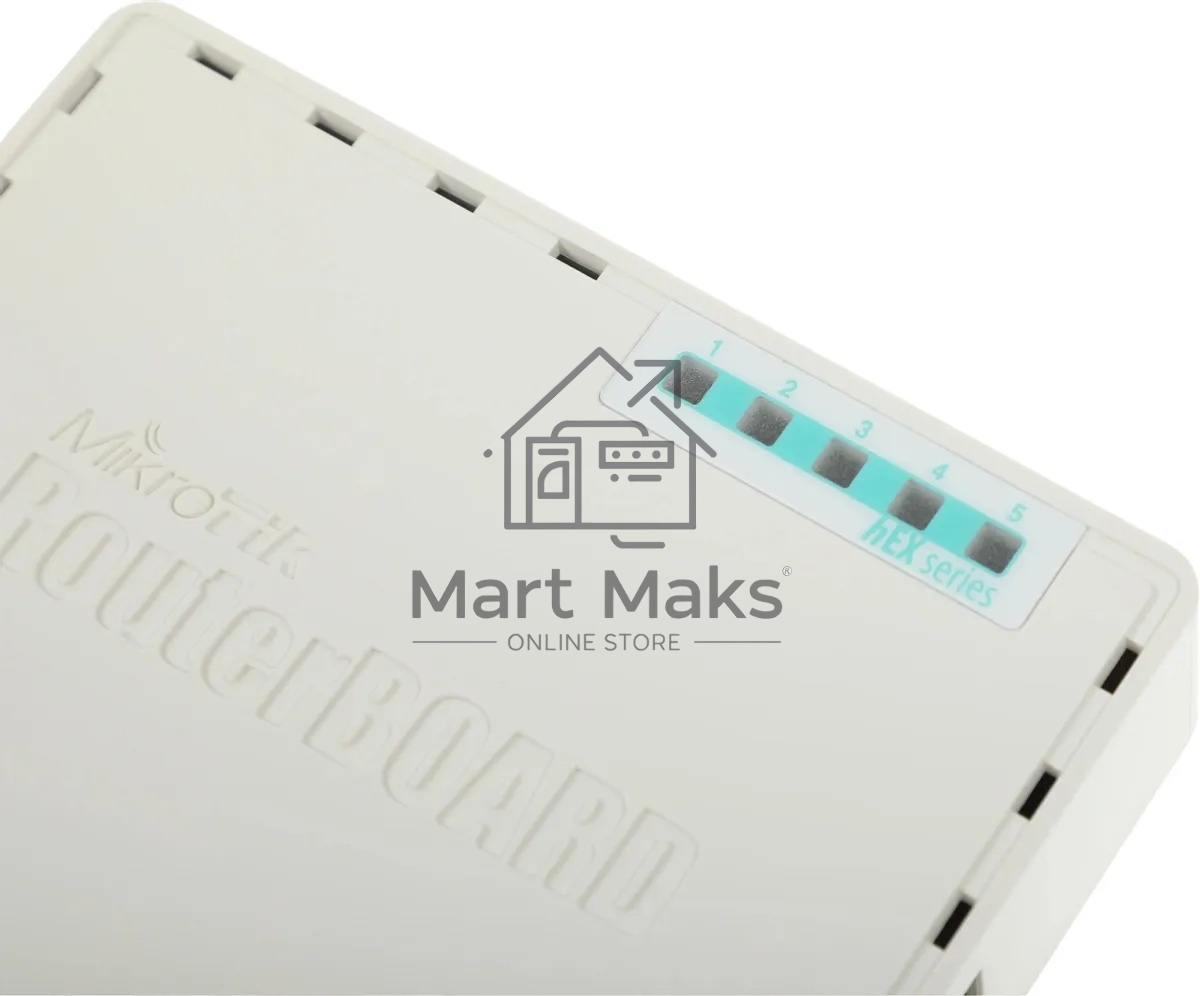 Маршрутизатор MikroTik RB750UPr2 hEX PoE lite 5x Ethernet, раздача PoE, 650 МГц ЦП, 64 МБ 5-портовый 100-Мбитный маршрутизатор с поддержкой PoE на 4-х портах