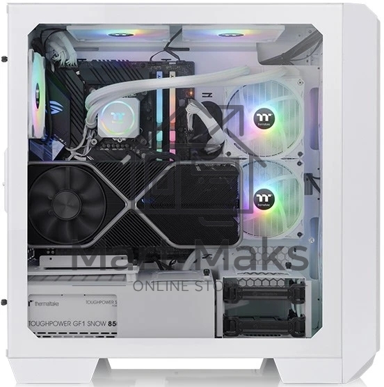 Компьютерный корпус Thermaltake View 300 MX белый без БП ATX 6x120mm 6x140mm 3x200mm 2xUSB2.0 1xUSB3.0 audio bott PSU