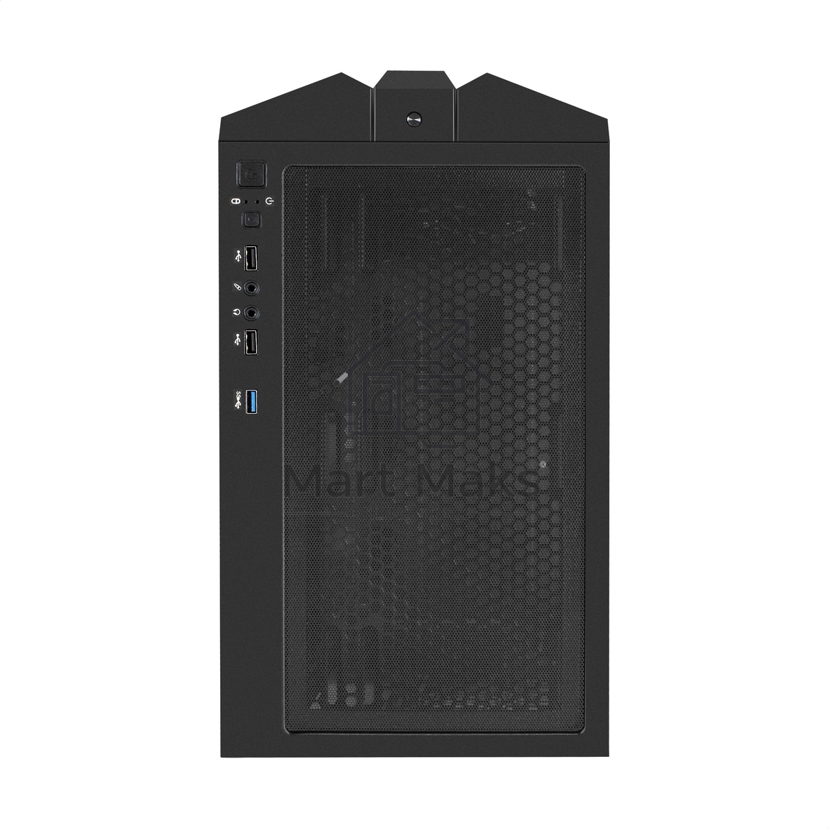 Компьютерный корпус Miditower ExeGate EVO-9205-NPX600 (ATX, БП 600NPX с вент. 12 см, с окном, 1*USB+1*USB3.0, аудио, 3 вент. 12см с RGB подсветкой)