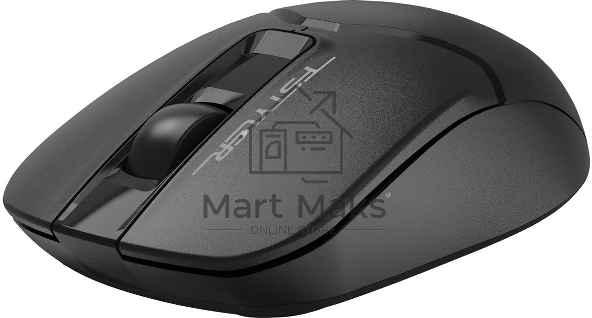 Мышь беспроводная A4Tech Fstyler FG12S черный, 1200 dpi, радиоканал, USB, кнопки - 3