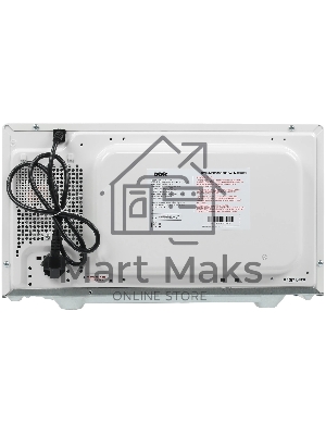 Микроволновая печь BBK 23MWS-927M/W белый, 23 л, 900 Вт, переключатели - поворотный механизм