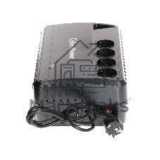 Источник бесперебойного питания CyberPower BU-1000/1000 ВА/600 Вт/4 х CEE 7 (евророзетка)