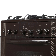 Плита газовая Gefest 6500-02 0045 коричневый, конфорок 4 шт, духовка 52 л, 60 см x 85 см x 60 см