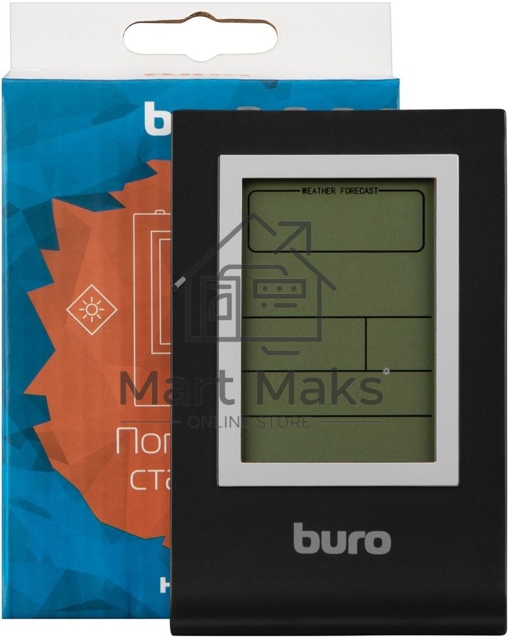 Погодная станция Buro H117AB серебристый