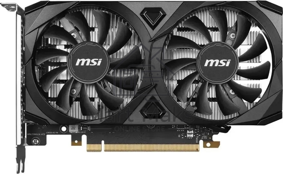 Видеокарта MSI RTX3050 VENTUS 2X 6G OC NVIDIA GeForce RTX 3050 6Gb 96bit PCI-E 4.0 GDDR6 1492/14000 HDMIx2 DPx1 HDCP Ret