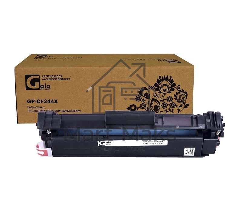 Картридж лазерный GalaPrint GP-CF244X (№44A) черный (2000 стр.) для HP LaserJet Pro M15/M15a/M28a/M28w