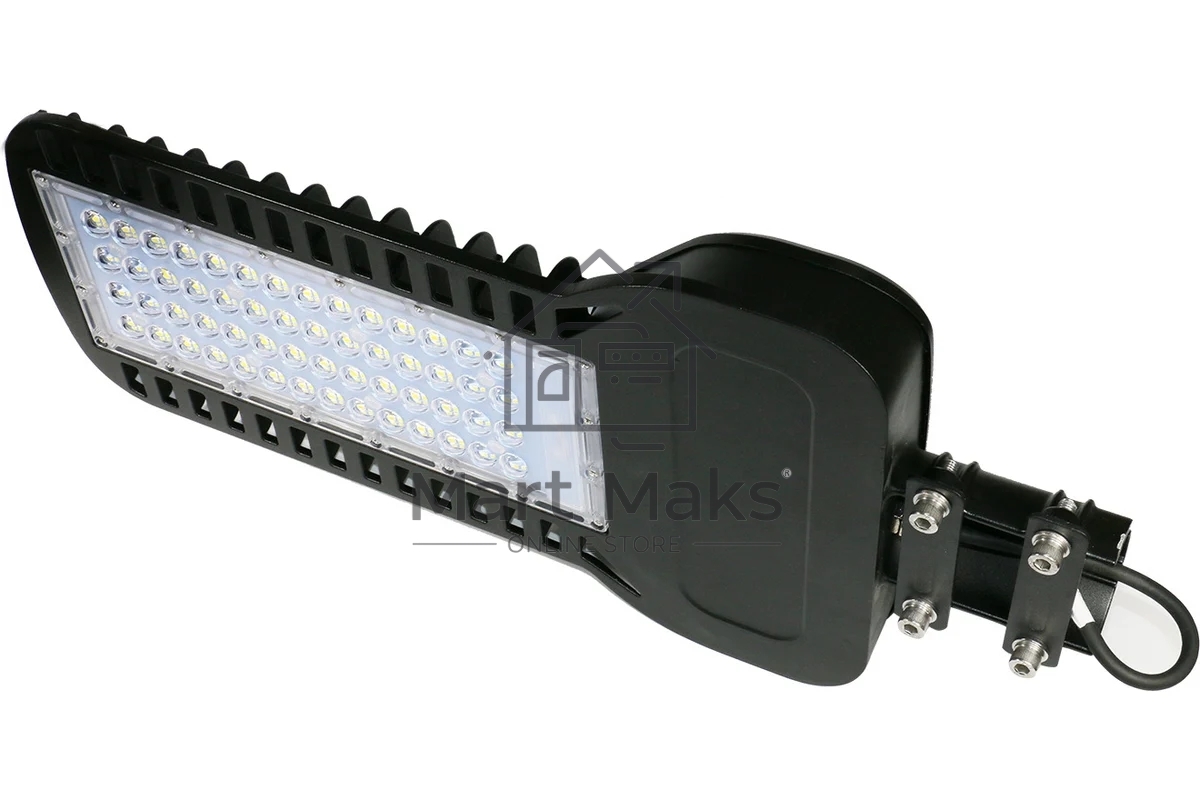 Светильник светодиодный уличный консольный GAUSS Qplus LED ДКУ 150 Вт 18000 Лм 5000К IP65 120-260 В КСС Ш 535х260х64 мм