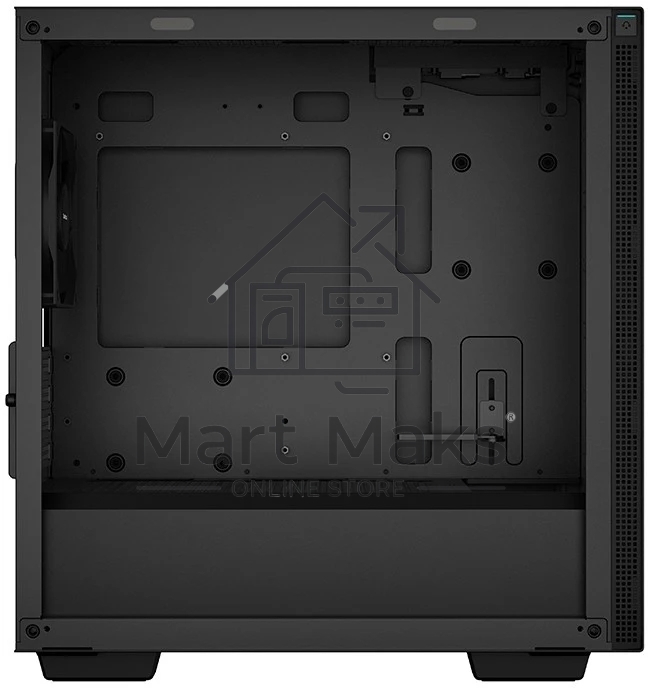 Компьютерный корпус Deepcool CH370 черный без БП mATX 1x120mm 1xUSB2.0 1xUSB3.0 audio bott PSU