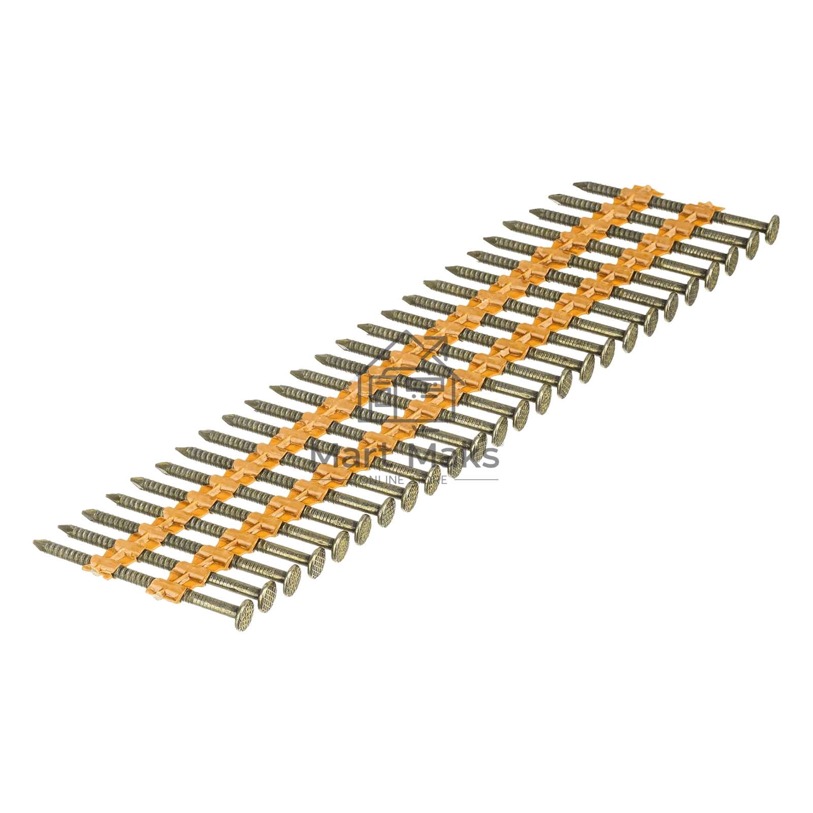 Гвозди Denzel для пнев. нейлера (крашен.), длина - 50 мм, диам. - 2,9 мм, 2000 шт.