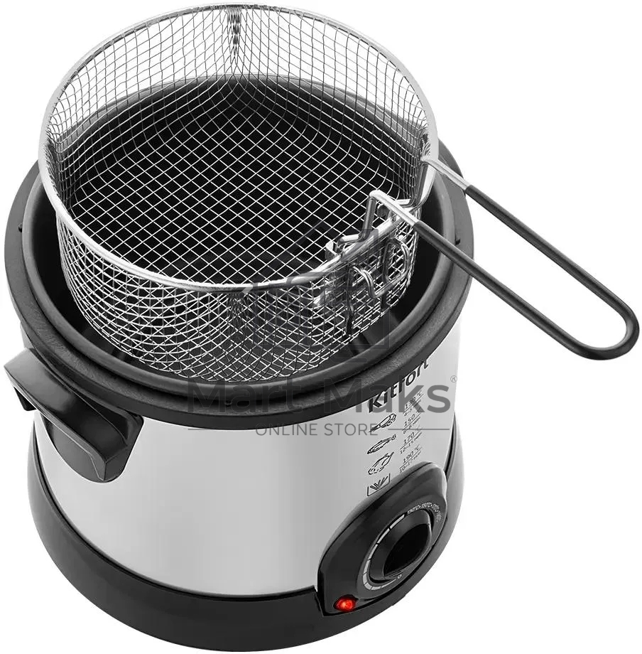 Фритюрница Kitfort KT-2011 1200Вт серебристый/черный