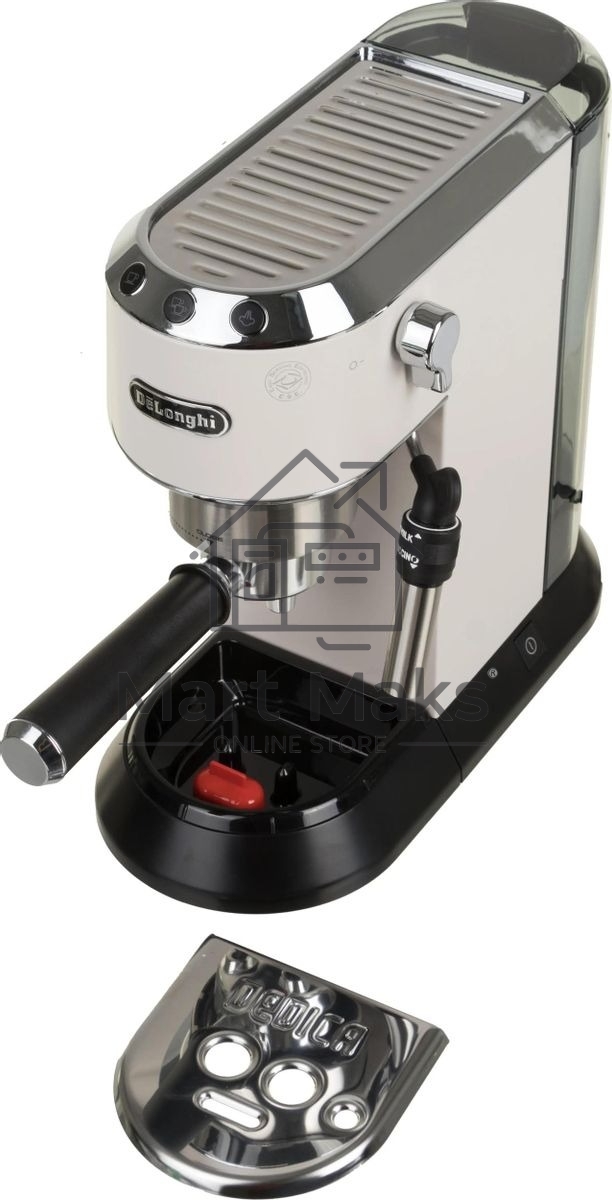 Кофеварка эспрессо DeLonghi EC685.W белый, исп. кофе - молотый/чалды, 1.1 л, 1350 Вт, 15 бар