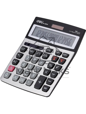 Калькулятор бухгалтерский Deli E39265 серый 16-разр.