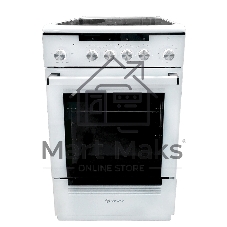 Плита электрическая De Luxe 506004.13ЭС белый, конфорок 4 электрических (стеклокерамика), духовка 60 л, 50 см x 87 см x 60 см Плита электрическая De Luxe 506004.13ЭС белый, конфорок 4 электрических (стеклокерамика), духовка 60 л, 50 см x 87 см x 60 см