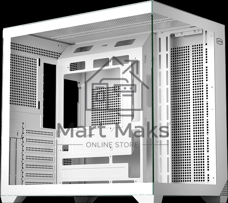 Корпус без блока питания PCCooler C3T700 WH, Midi-Tower, TG, no fans, 1xUSB-A 3.0 + 1xUSB-A 2.0 + 1xUSB-C, ATX, mATX, mITX белый
