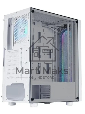 Корпус ATX Eurocase A10 White white, без БП