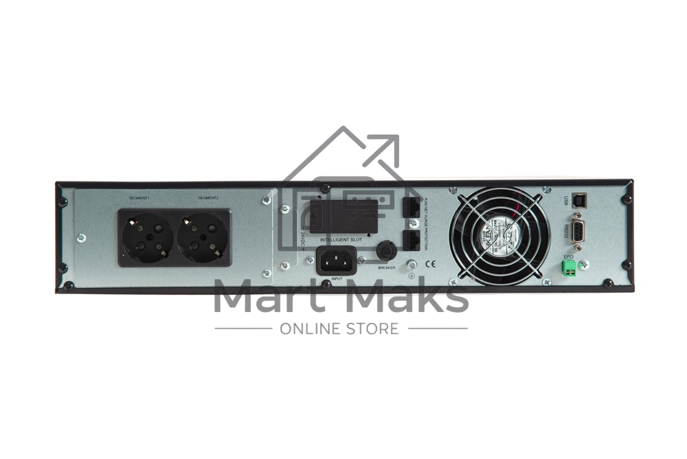 Источник бесперебойного питания (489) Бастион SKAT-UPS 1500ВА/1350Вт RACK 2U/On-Line/3хАКБ(40-120А·ч)/220В/SNMP slot/5 л.г./МИНПРОМТОРГ реестр (an.SMT1500RMI2U)