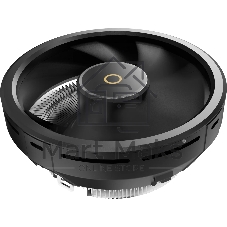 Кулер для процессора CPU Cooler Ocypus Beta A10 BK (75W, 3-pin, 67mm, Al, 1x124mm, 40CFM, 29.5dBA, 2000RPM, S: 1851/1700/115X/1200, AM5/AM4, black)