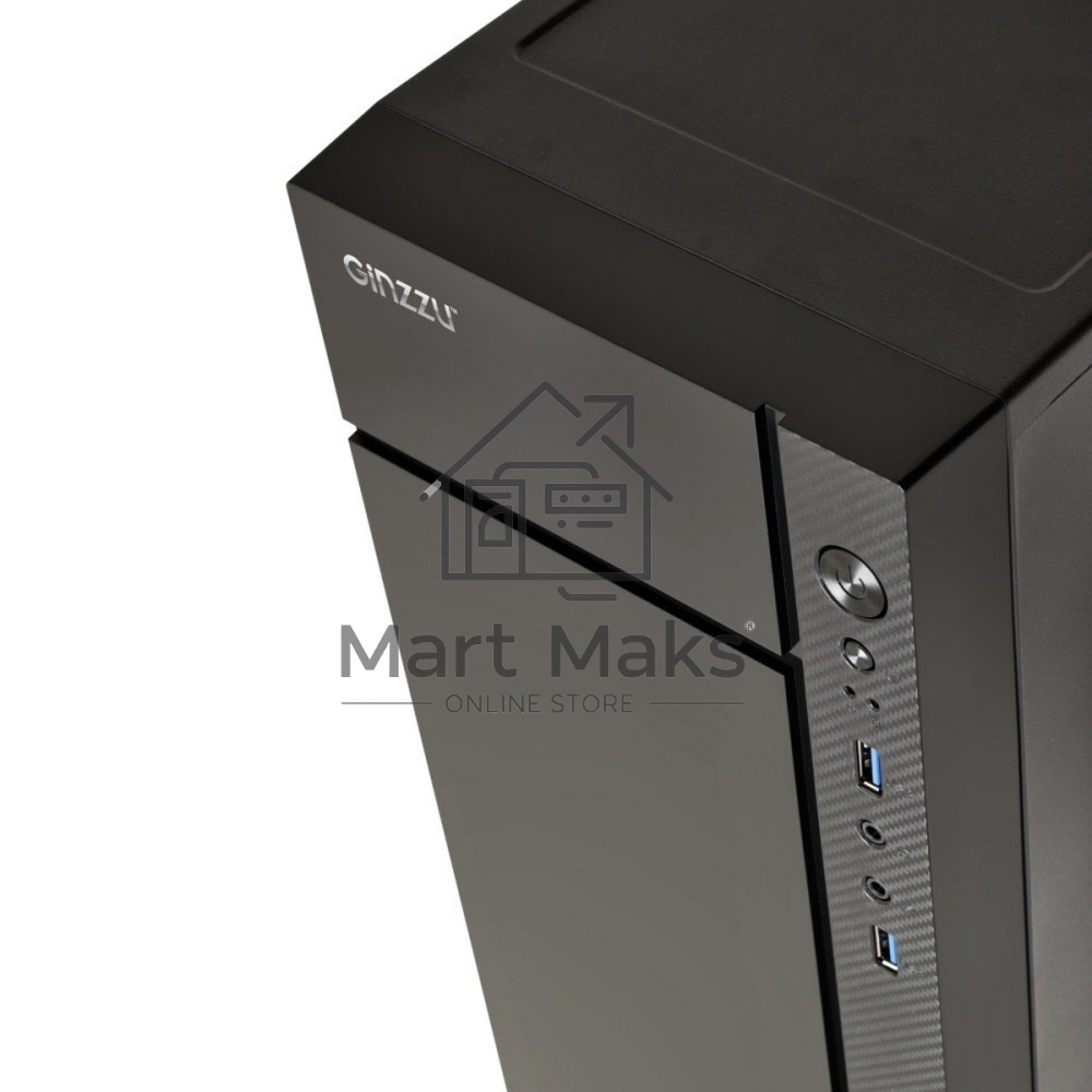 Компьютерный корпус Ginzzu B250 2*USB 3.0,AU w/o PSU