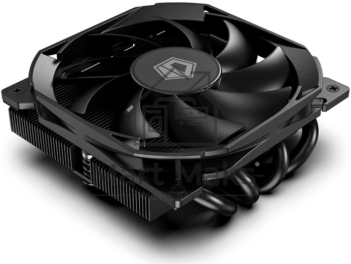 Кулер для процессора ID-COOLING IS-37-XT BLACK черный 92мм алюминий+медь 3600rpm 36db 4-pin 95W 37мм