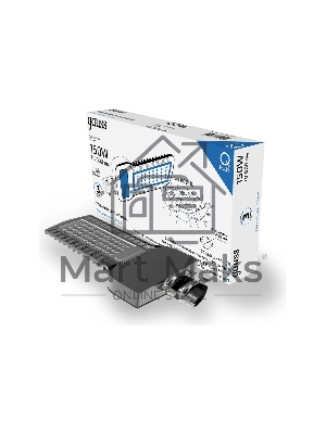 Светильник светодиодный уличный консольный Gauss Qplus LED ДКУ 150 Вт 18000 Лм 5000К IP65 120-260 В КСС Ш 535х260х64 мм