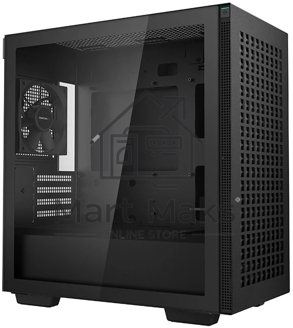 Компьютерный корпус Deepcool CH370 черный без БП mATX 1x120mm 1xUSB2.0 1xUSB3.0 audio bott PSU