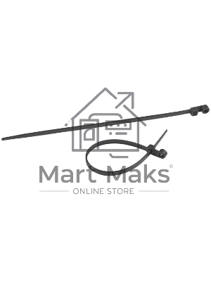 Хомут кабельный под винт 3.6х200 NO-224-590 черный (уп.100 шт) Эра Б0066049