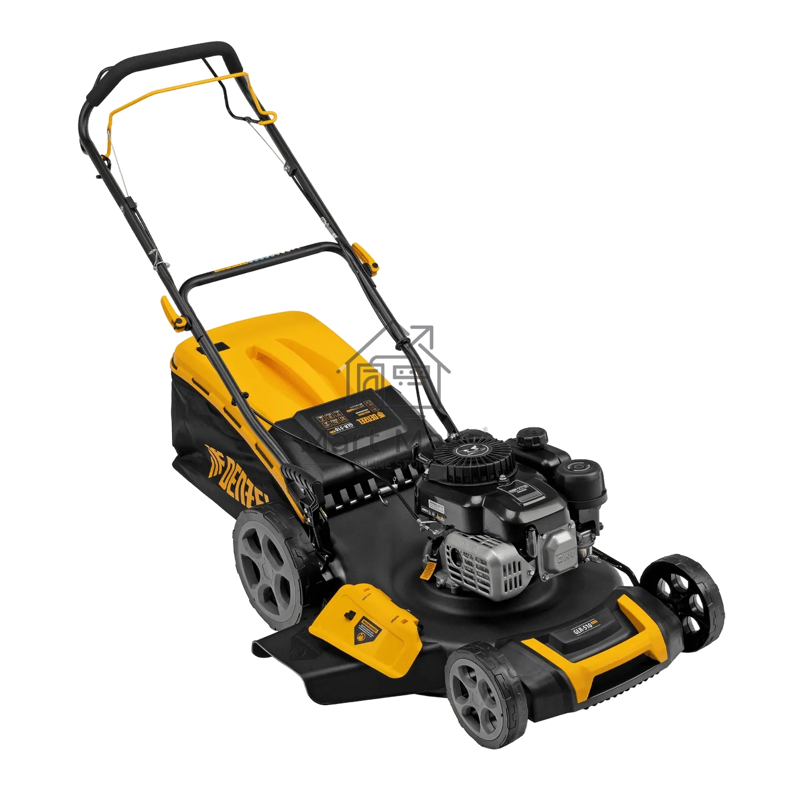 Газонокосилка бензиновая Denzel GLR-510SP-ZS, 171 см3, ширина 51 см, привод, травосборник 65 л