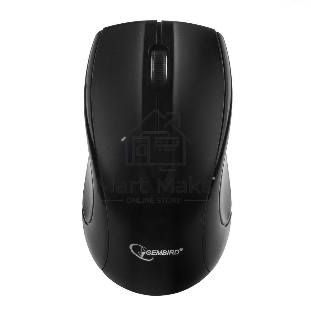 Мышь беспроводная Gembird MUSW-320 черный, 1000 dpi, радиоканал, USB, кнопки - 3