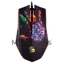 Мышь проводная A4Tech Bloody A60A черный, 6200 dpi, USB Type-A, кнопки - 8