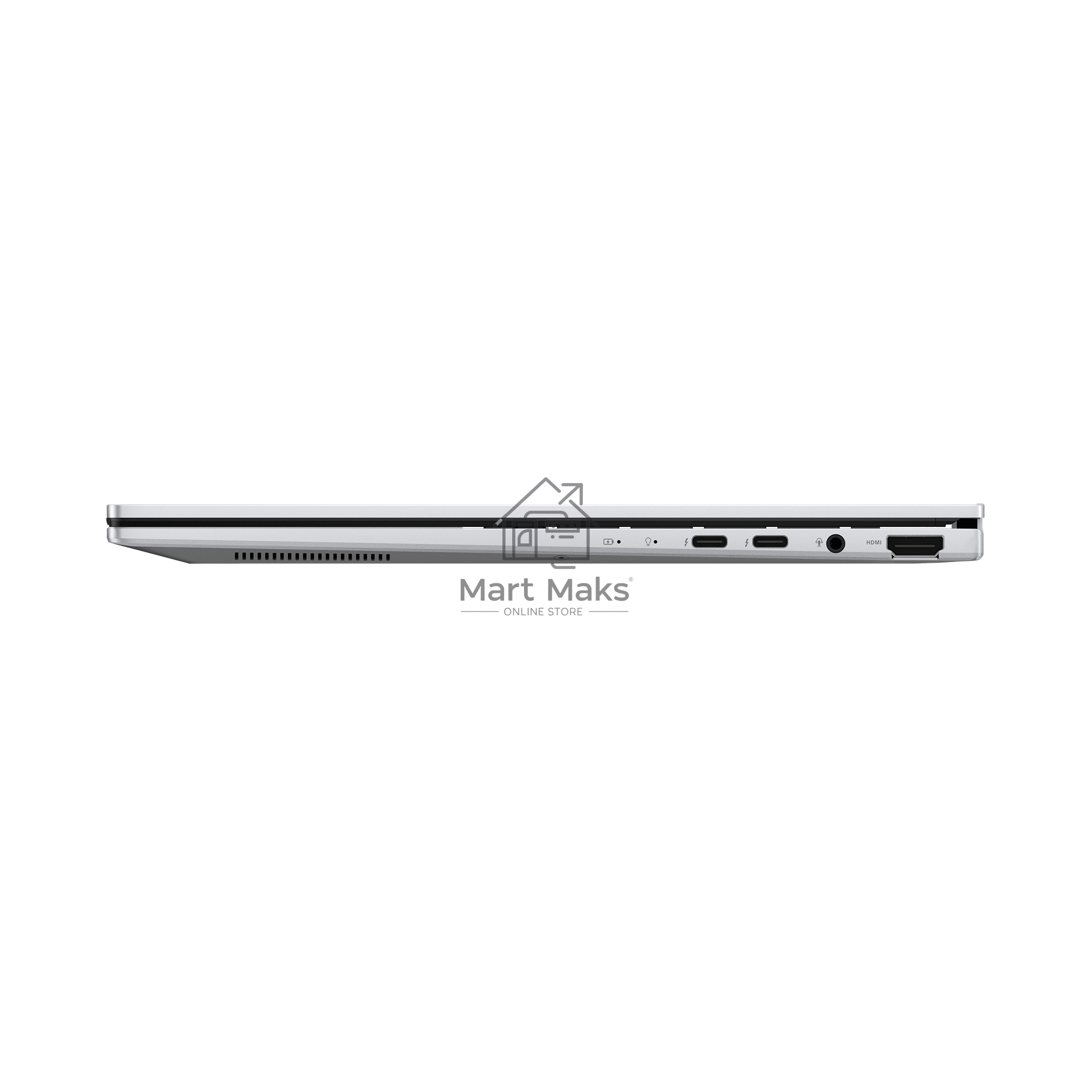 Ноутбук Asus Zenbook UX3405MA-QD988 14 OLED FHD+/Intel Core Ultra 5 125H/16Gb/SSD 512Gb/Intel Arc/noOS/Серебристый (90NB11R2-M01SN0)