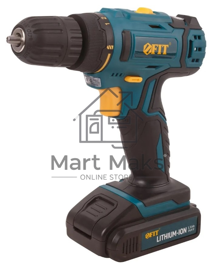 Дрель-Шуруповерт Fit CD-14M 80187, Аккумуляторная, 14,4В