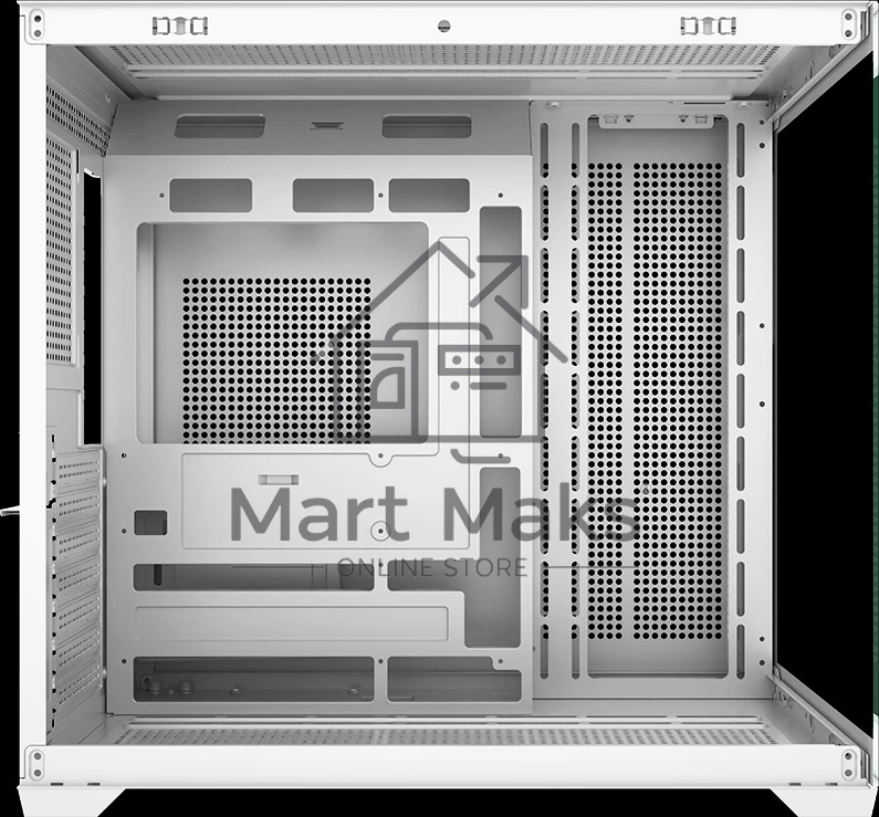 Корпус без блока питания PCCooler C3T700 WH, Midi-Tower, TG, no fans, 1xUSB-A 3.0 + 1xUSB-A 2.0 + 1xUSB-C, ATX, mATX, mITX белый