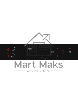 Индукционная варочная панель Brandt BPI1621UB, домино, 2 варочных зоны, 10 уровней мощности, индикация остаточного тепла, таймер, Ultraboost, черный