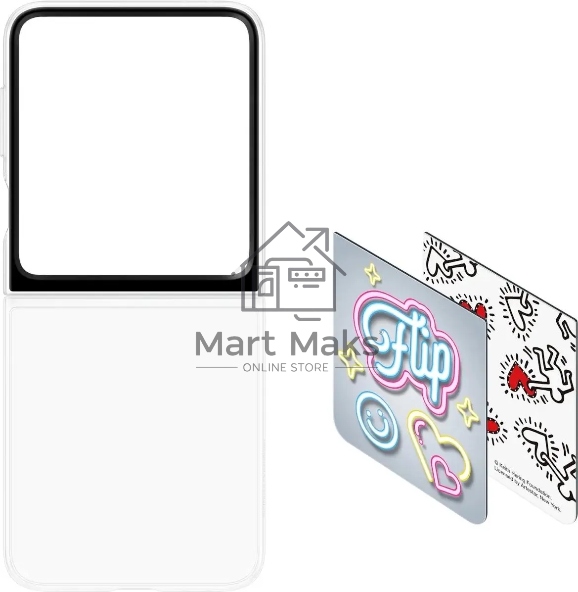 Чехол (клип-кейс) Samsung для Samsung Galaxy Z Flip6 Flipsuit Case Flip 6 (F741) прозрачный/прозрачный (EF-ZF741CTEGRU)