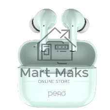 Беспроводные наушники PERO TWS06 COMFORT Light green