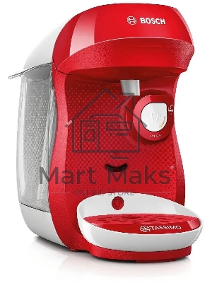 Кофемашина капсульная Bosch Tassimo TAS1006 Happy красный, исп. кофе - капсулы, 0.7 л, 1400 Вт.
