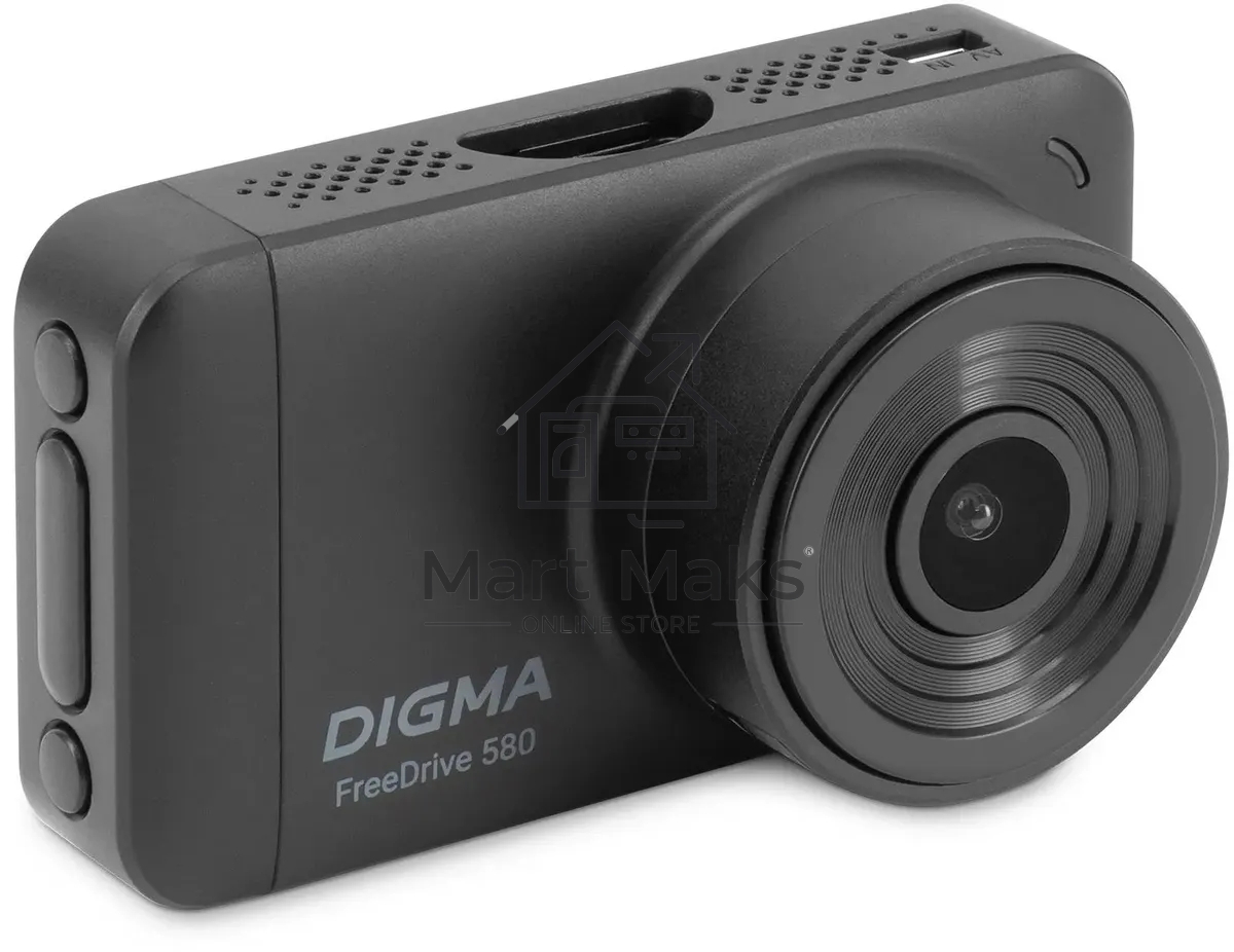 Видеорегистратор Digma FreeDrive 580 черный 4Mpix 1296x2304 1296p 140гр. GP2178
