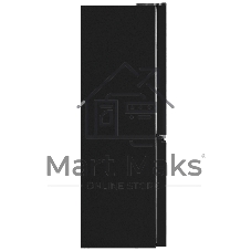 Холодильник Maunfeld MFF183NFBE черный трехкамерный 270/135л морозилка снизу, NoFrost, Side by Side