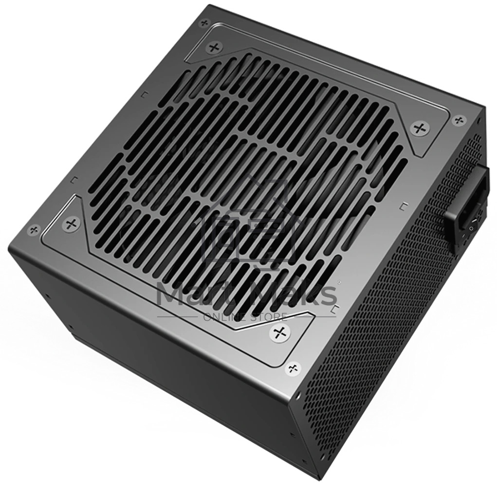 Блок питания PCCOOLER KF650, 650W 80 PLUS White (ATX, ATX 2.4, Non-modular, 1x24(20+4)pin 550mm, 1xCPU*2 8(4+4)pin 610+150mm, 2xPCIe 8(6+2)pin 510mm, 2xSATA*3+MOLEX4pin*1 450+150+150+150mm, Active, 120x120mm, 140x150x86mm, APFC, OVP, SCP, OPP (140-160%, 2