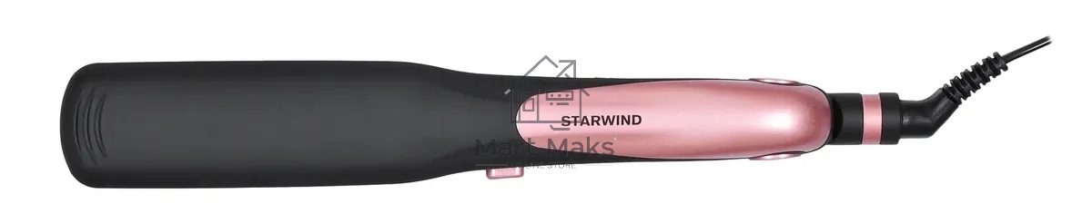 Выпрямитель Starwind SHC 7050 55Вт черный/розовое золото (макс.темп.:220С)