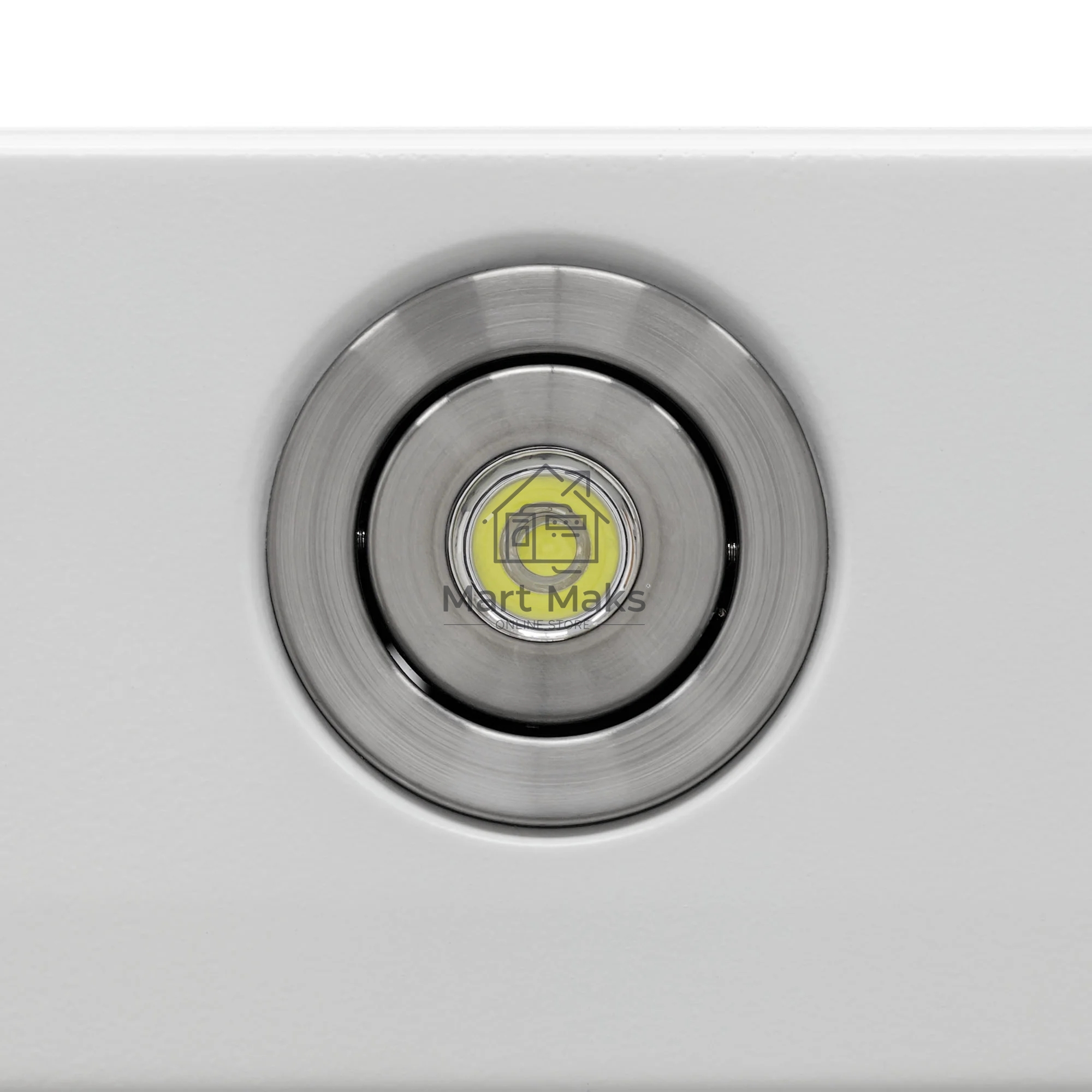 Вытяжка встраиваемая KRONA Sven 600 one knob белый, 60 см, 1000 куб. м/ч, 53 дБ