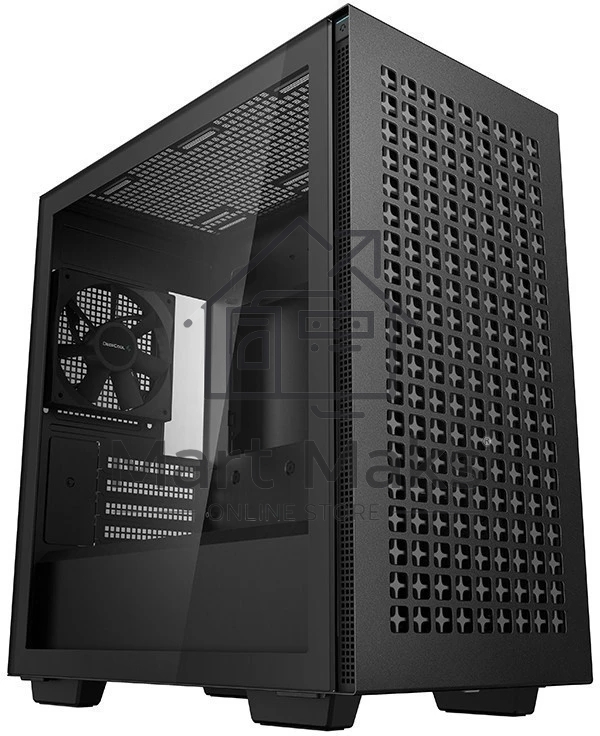 Компьютерный корпус Deepcool CH370 черный без БП mATX 1x120mm 1xUSB2.0 1xUSB3.0 audio bott PSU
