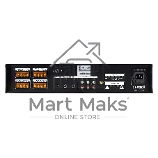 Микшер-усилитель Intrend ITMXAMP-350MTZ зональный, 5 зон. MP3, FM-тюнер, USB, Bluetooth, 3хMic/2хLine входы, 1хLine выход, 350 Вт, 4-16 Ом/100V, IR-пульт в комплекте