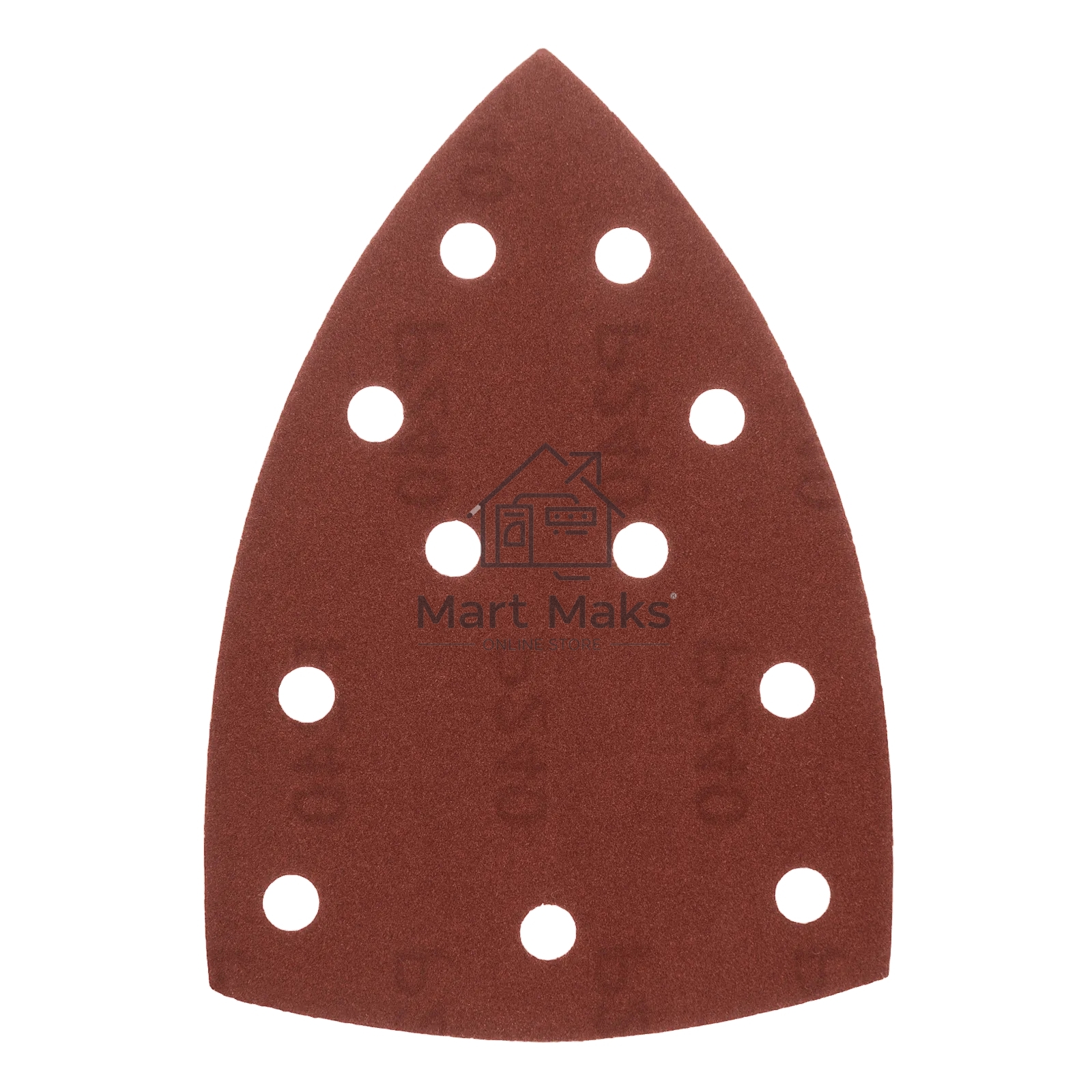 Треугольник абразивный Denzel на ворc. подложке под 