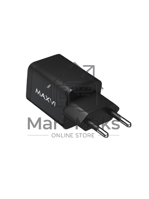 Сетевое зарядное устройство Maxvi A354PD Type-C 20W PD3.0 + USB 2.4A, черный
