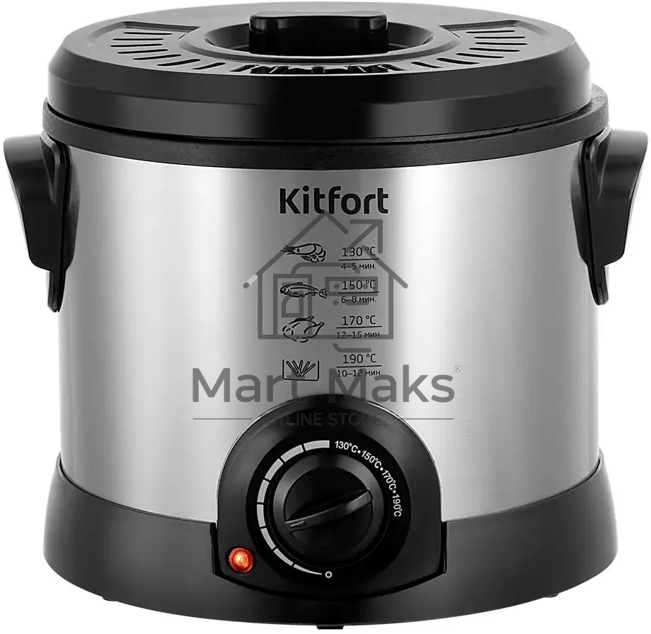 Фритюрница Kitfort KT-2011 1200Вт серебристый/черный