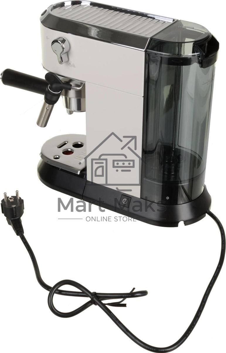 Кофеварка эспрессо DeLonghi EC685.W белый, исп. кофе - молотый/чалды, 1.1 л, 1350 Вт, 15 бар